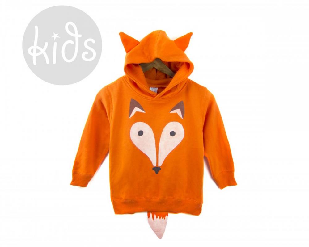 Geo Fox Hoodie with Ears and Tail, Fashion by Alyssa Zukas - Urban Art ...